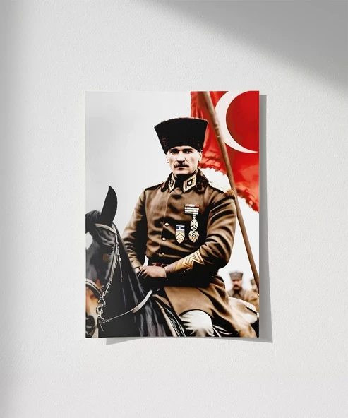 Çerçevesiz Poster Liderin Kararlılığı ürün görseli
