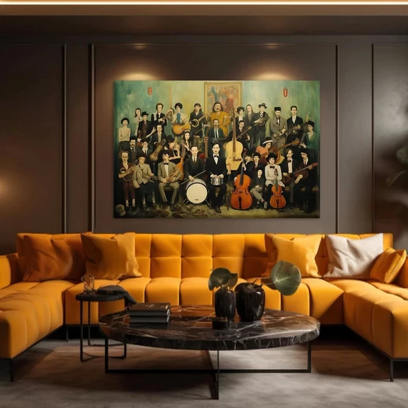 Etnik Çalgılar Orkestrası Kanvas Tablo ürün görseli