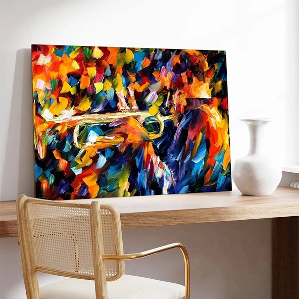 Renklerin Coşkusu Kanvas Tablo - Resim 2
