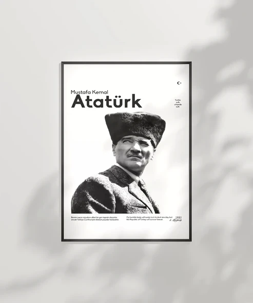 Çerçevesiz Poster Cumhuriyetin Temsilcisi - Resim 2