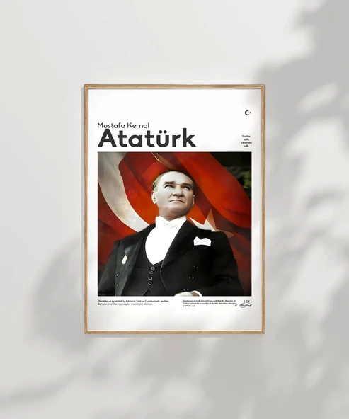 Çerçevesiz Poster Ebedi Başkomutan - Resim 7