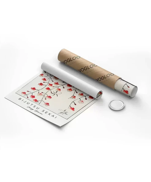 Çerçevesiz Poster Bijutsu Sekai Kiraz Çiçeği - Resim 8