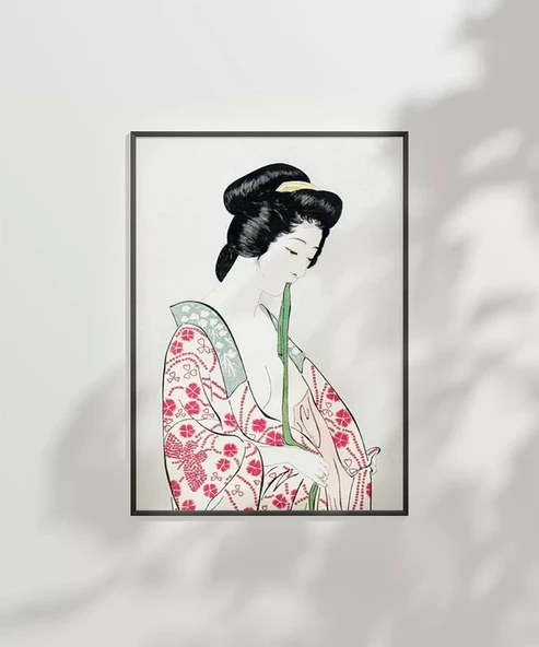 Çerçevesiz Poster Kimono ve İncelik - Resim 2