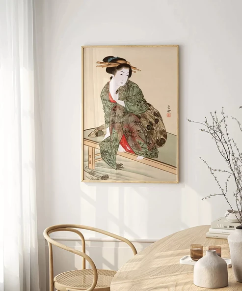 Çerçevesiz Poster Geleneksel Japon Zarafeti - Resim 4