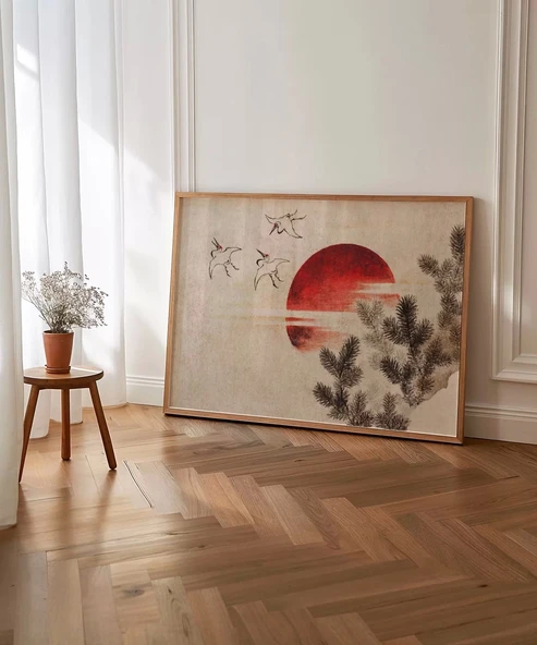 Çerçevesiz Poster Turnaların Dansı - Resim 3