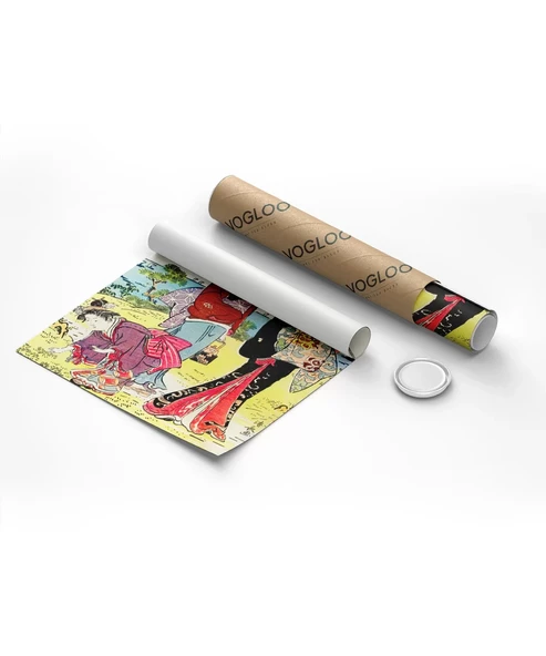 Çerçevesiz Poster Hanami Yürüyüşü - Resim 8