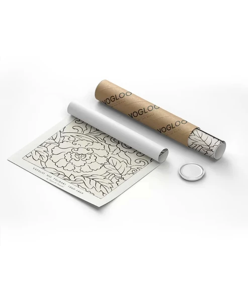 Çerçevesiz Poster Yatsuo No Tsubaki Vintage Baskı No 3 - Resim 8