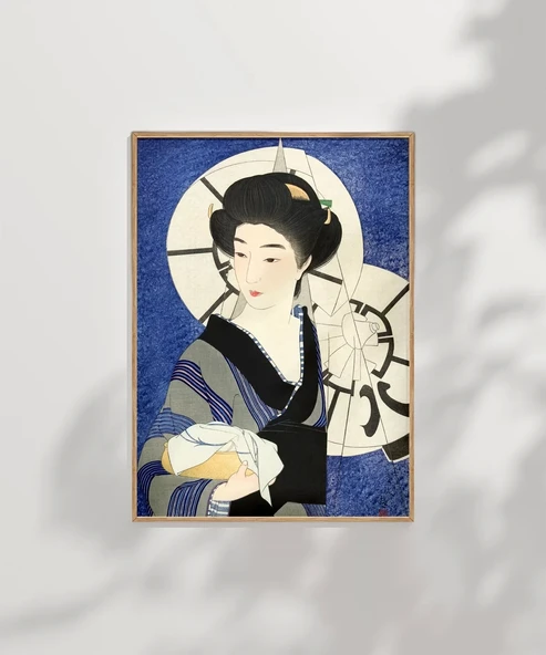 Çerçevesiz Poster Zarafetin Yansıması - Resim 7