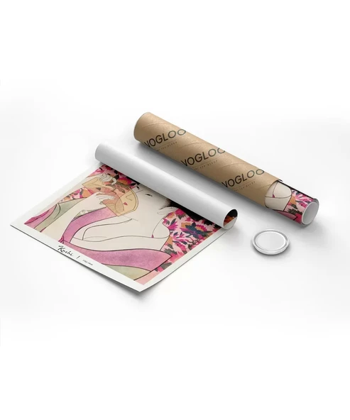 Çerçevesiz Poster Utamaro Kitagawa Kushi - Resim 8