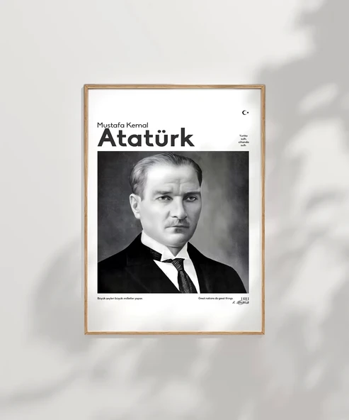 Çerçevesiz Poster Kararlılık ve Vizyon - Resim 7