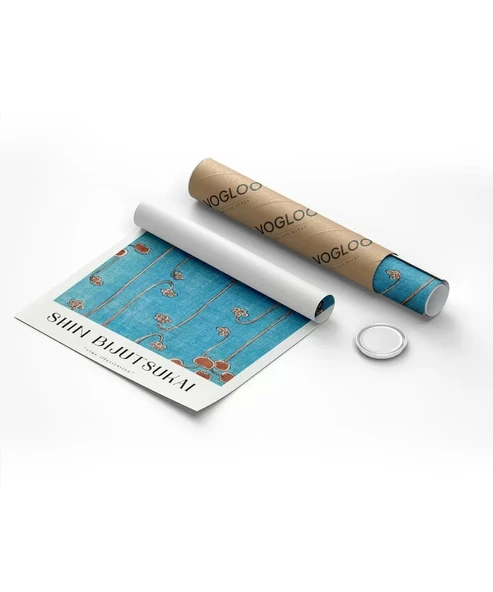 Çerçevesiz Poster Shin Bijutsukai Asma İllüstrasyonu - Resim 8