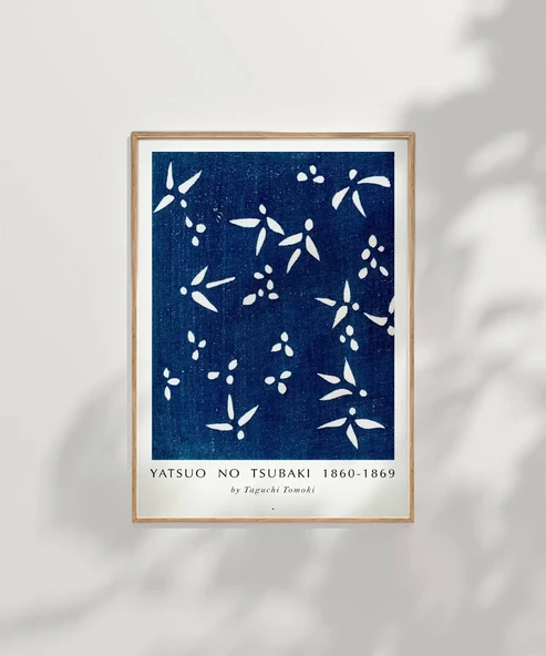 Çerçevesiz Poster Yatsuo No Tsubaki Vintage Baskı No 1 - Resim 7