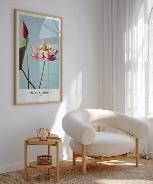 Çerçevesiz Poster Ogawa Kazumasa Lotus - Resim 4