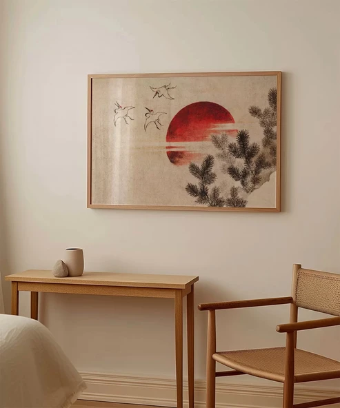 Çerçevesiz Poster Turnaların Dansı - Resim 4