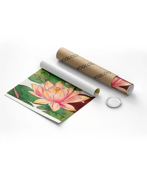 Çerçevesiz Poster Tanigami Konan Nymphaea Lotus - Resim 8