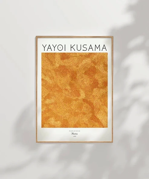Çerçevesiz Poster Yayoi Kusama Ağlar - Resim 7