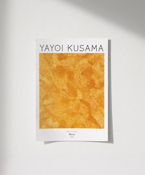Çerçevesiz Poster Yayoi Kusama Ağlar ürün görseli