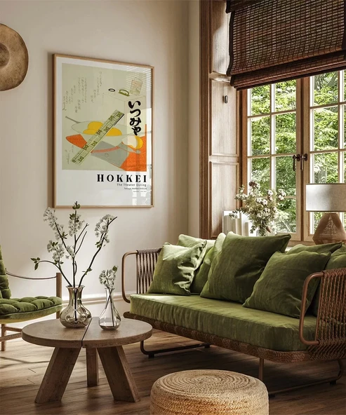 Çerçevesiz Poster Totoya Hokkei Tiyatro Çıkışı - Resim 3