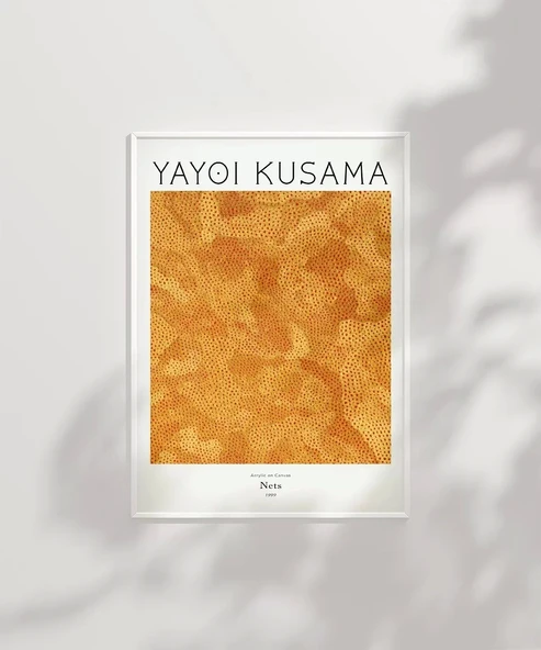 Çerçevesiz Poster Yayoi Kusama Ağlar - Resim 6