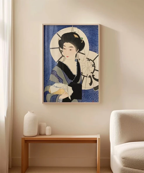 Çerçevesiz Poster Zarafetin Yansıması - Resim 3