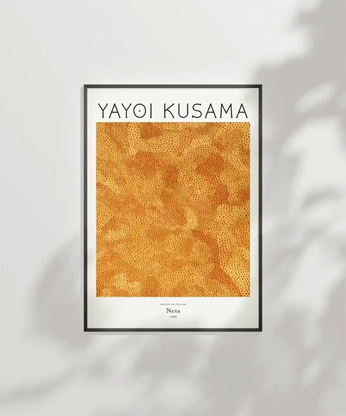 Çerçevesiz Poster Yayoi Kusama Ağlar - Resim 2