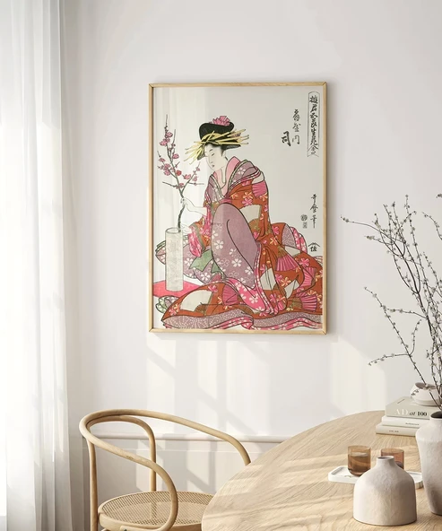 Çerçevesiz Poster Sakura Zarafeti - Resim 4