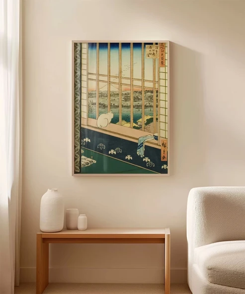 Çerçevesiz Poster Japonya’nın Penceresi - Resim 5