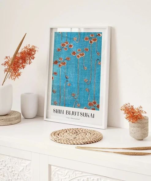 Çerçevesiz Poster Shin Bijutsukai Asma İllüstrasyonu - Resim 4