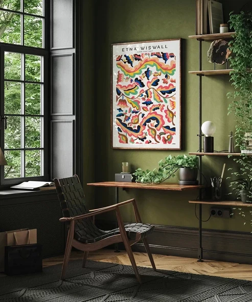 Çerçevesiz Poster Etna Wiswall Kolka - Resim 5