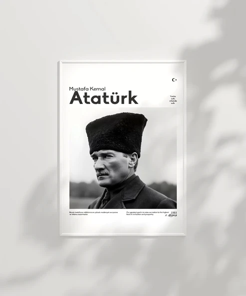 Çerçevesiz Poster Muasır Medeniyet Seviyesi - Resim 6