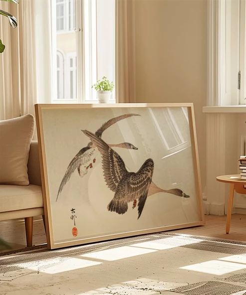 Çerçevesiz Poster Sessiz Kanatlar - Resim 5