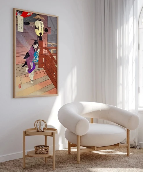 Çerçevesiz Poster Tapınakta Sessiz Dilek - 5