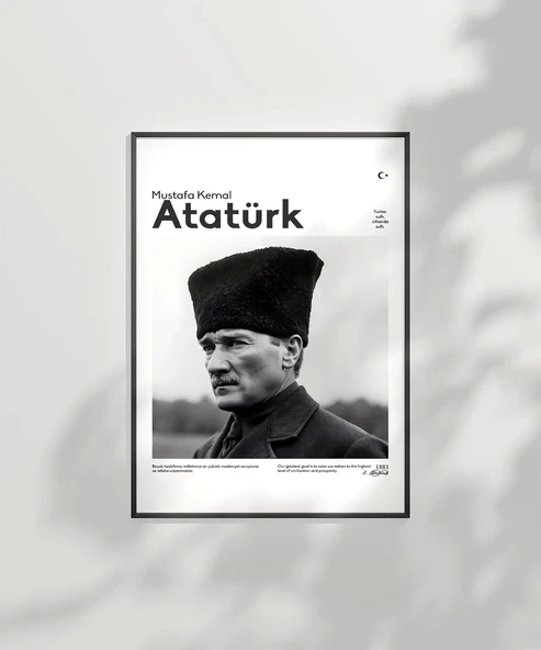 Çerçevesiz Poster Muasır Medeniyet Seviyesi - Resim 2