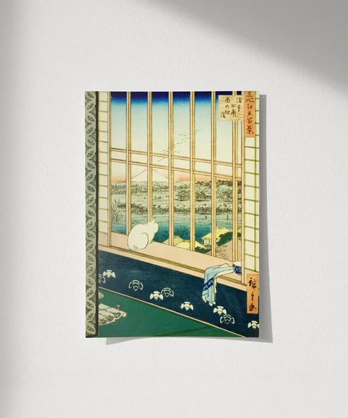 Çerçevesiz Poster Japonya’nın Penceresi ürün görseli