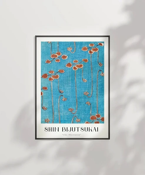 Çerçevesiz Poster Shin Bijutsukai Asma İllüstrasyonu - Resim 2