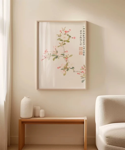 Çerçevesiz Poster Çiçeklerin Fısıltısı - Resim 3