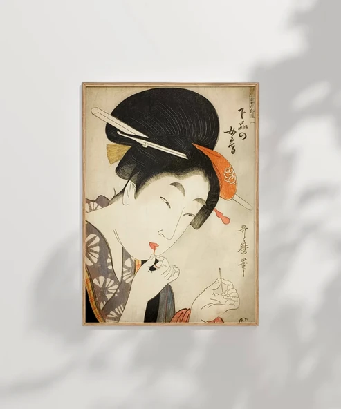 Çerçevesiz Poster Geisha’nın Hazırlığı - Resim 7