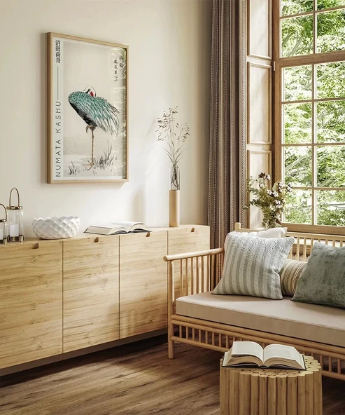 Çerçevesiz Poster Numata Kashu Turna - Resim 5