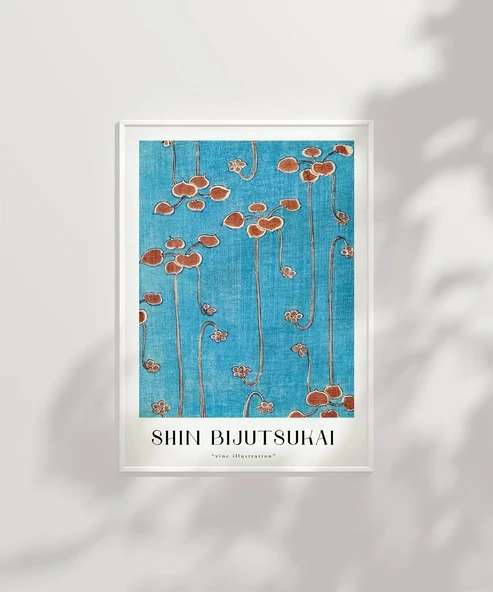 Çerçevesiz Poster Shin Bijutsukai Asma İllüstrasyonu - Resim 6