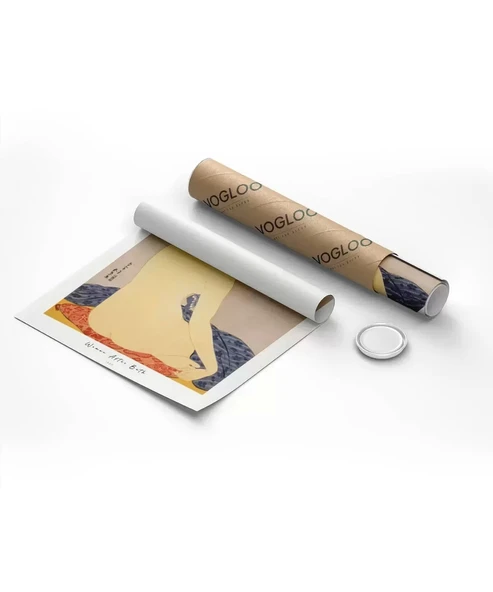 Çerçevesiz Poster Hashiguchi Goyo Banyodan Sonra Kadın - Resim 8