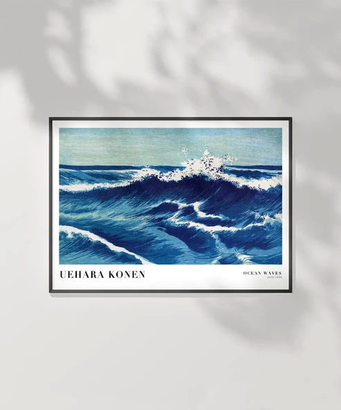Çerçevesiz Poster Uehara Konen Okyanus Dalgaları - Resim 2