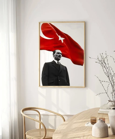 Çerçevesiz Poster Cumhuriyetin Işığı - Resim 4