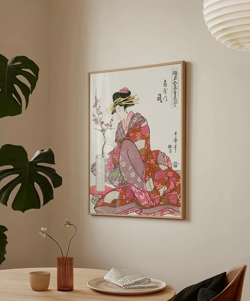 Çerçevesiz Poster Sakura Zarafeti - Resim 5