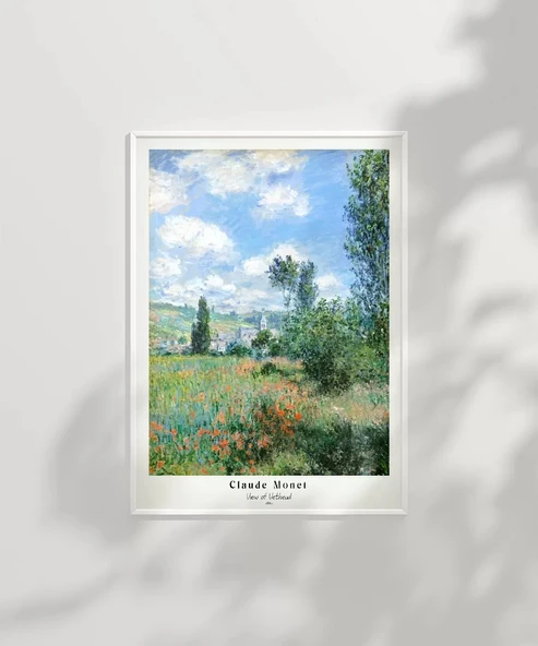 Çerçevesiz Poster Claude Monet Vétheuil - 6