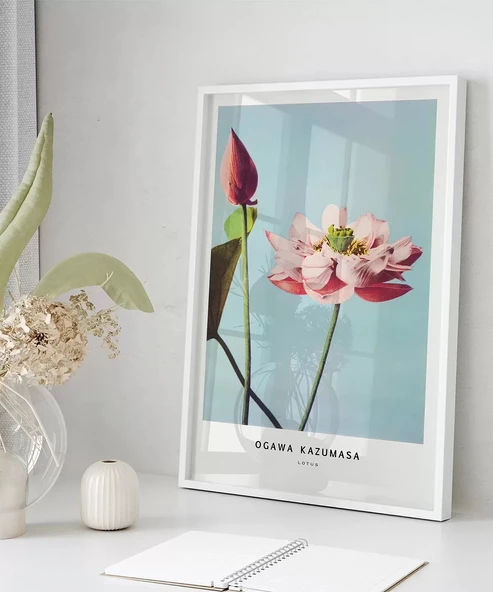 Çerçevesiz Poster Ogawa Kazumasa Lotus - Resim 5