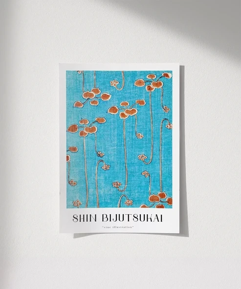 Çerçevesiz Poster Shin Bijutsukai Asma İllüstrasyonu ürün görseli