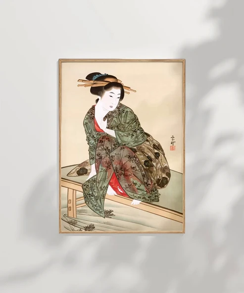 Çerçevesiz Poster Geleneksel Japon Zarafeti - Resim 7