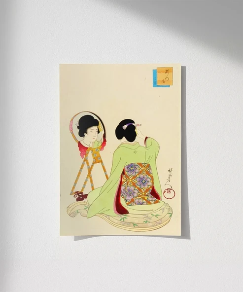 Çerçevesiz Poster Kimono ve Güzellik ürün görseli