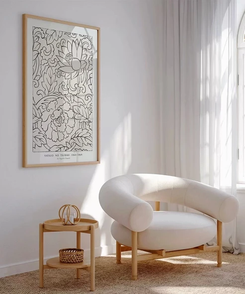 Çerçevesiz Poster Yatsuo No Tsubaki Vintage Baskı No 3 - Resim 3