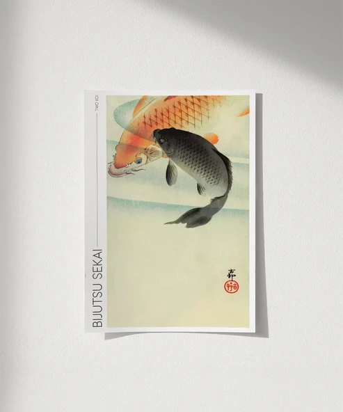 Çerçevesiz Poster Bijutsu Sekai İki Koi ürün görseli